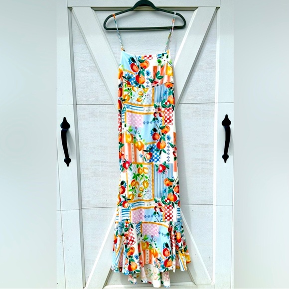 Paper Heart Dresses & Skirts - Anthropology Paper Heart Sunburst Fruit Patchwork Maxi Dress
